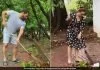Salman Khan and Iulia Vantur clean Panvel Farmhouse on World Environment Day